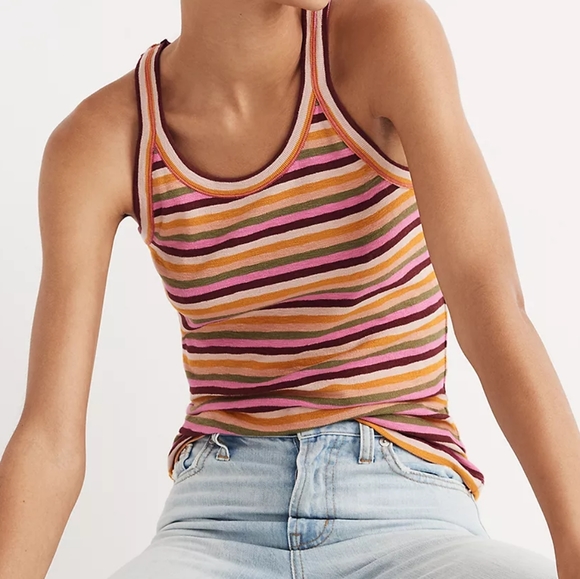 Madewell | Audio Tank Top - Aretha Stripe